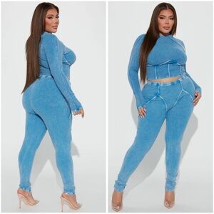 Jaime Legging Set - Blue - Sz 1X